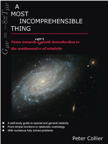 A Most Incomprehensible Thing Notes Towards A Very Gentle Introduction To The Mathematics Of Relativity 2012 Kindle Edition Peter Collier