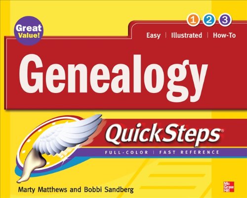 Genealogy Quicksteps 1st Edition Marty Matthews Bobbi Sandberg