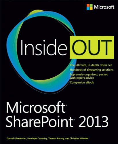 Microsoft Sharepoint 2013 Inside Out 1st Edition Darvish Shadravan