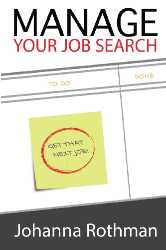 Manage Your Job Search Johanna Rothman