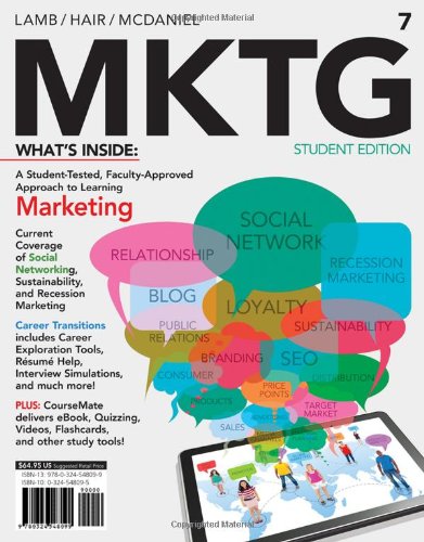 Mktg 7 Principles Of Marketing 7th Charles W Lamb Joe F Hair