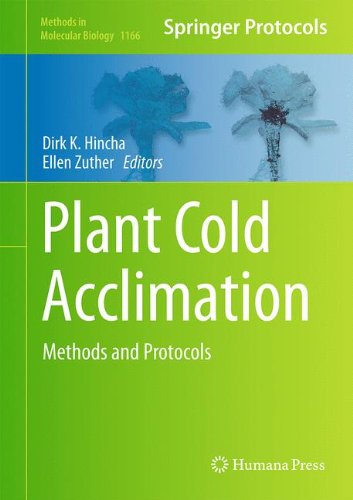 Plant Cold Acclimation Methods And Protocols 1st Edition Dirk K Hincha