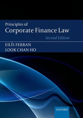 Principles Of Corporate Finance Law 2nd Edition Eilis Ferran