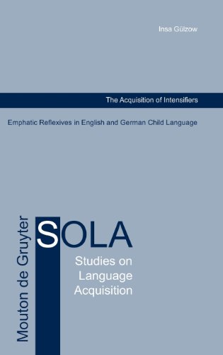 The Acquisition Of Intensifiers Emphatic Reflexives In English And German Child Language Insa Gulzow