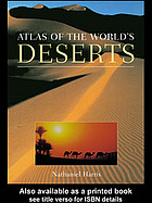 Atlas Of The Worlds Deserts Nathaniel Harris