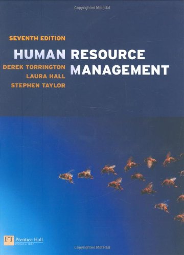 Human Resource Management 7th Edition Derek Torrington Laura Hall Stephen Taylor