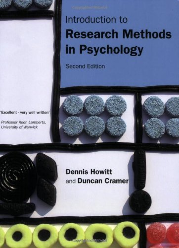 Introduction To Research Methods In Psychology 2nd Dennis Howitt Duncan Cramer