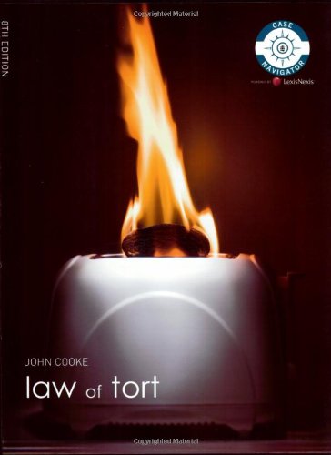 Law Of Tort 8th Revised Edition Philip Cooke