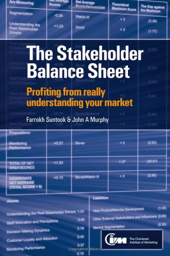 The Stakeholder Balance Sheet Profiting From Really Understanding Your Stakeholders 1st Edition Farrokh Suntook John A Murphy