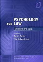 Psychology And Law Bridging The Gap Rita Zukauskiene David V Canter