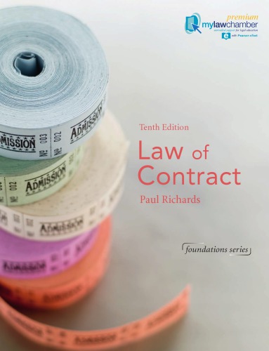 Law Of Contract Electronic Resource 10th Ed Paul Richards