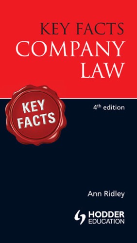 Key Facts Company Law Ann Ridley