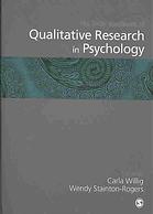 The Sage Handbook Of Qualitative Research In Psychology Carla Willig Wendy Stainton Rogers