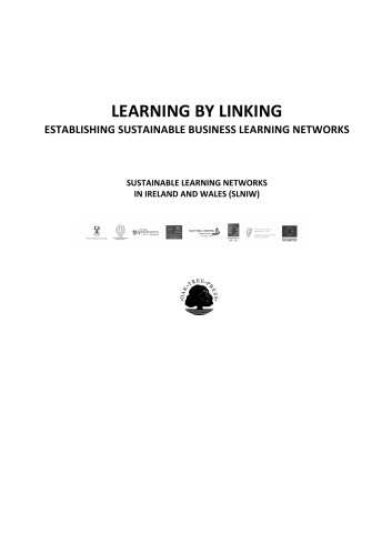 Learning By Linking Establishing Sustainable Business Learning Networks Sustainable Learning Networks Ireland Wales Sustainable Learning Networks Ireland Wales