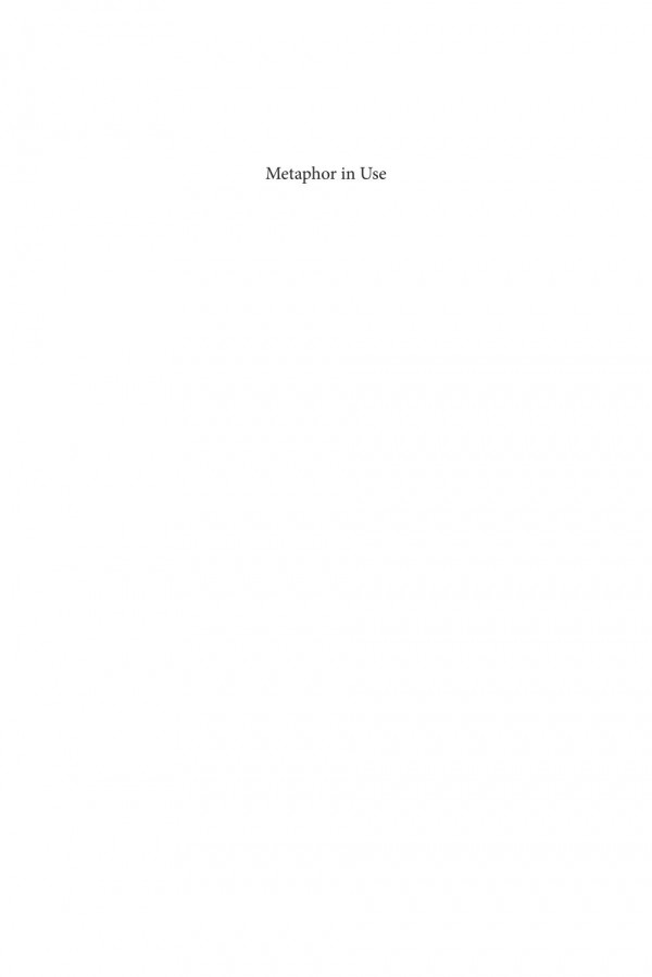 Metaphor In Use Context Culture And Communication Fiona Macarthur Et Al