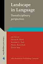 Landscape In Language Transdisciplinary Perspectives David M Mark Et Al