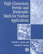 Highchromium Ferritic And Martensitic Steels For Nuclear Applications R L Klueh Donald R Harries Astm International