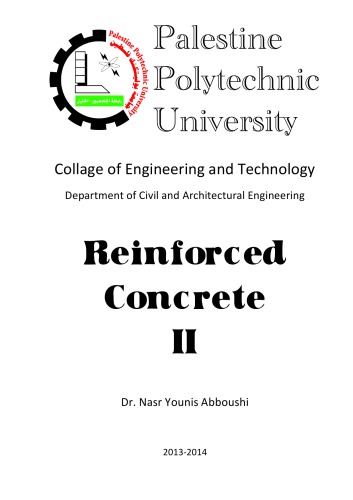 Aci 318m08 Reinforced Concrete Ii Nasr Younis Abboushi