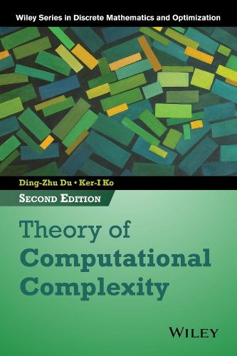 Theory Of Computational Complexity 2nd Edition Dingzhu Du Keri Ko