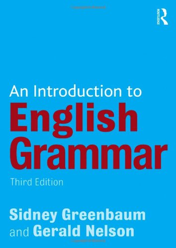 An Introduction To English Grammar 3rd Edition Gerald Nelson