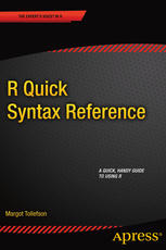 R Quick Syntax Reference 1st Edition Margot Tollefson Auth