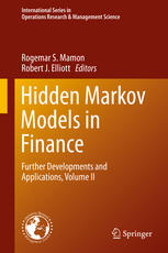 Hidden Markov Models In Finance Further Developments And Applications Volume Ii 1st Edition Rogemar S Mamon