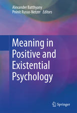 Meaning In Positive And Existential Psychology 1st Edition Alexander Batthyany