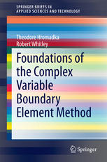 Foundations Of The Complex Variable Boundary Element Method 1st Edition Theodore Hromadka