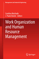 Work Organization And Human Resource Management 1st Edition Carolina Machado