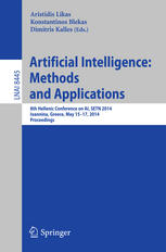 Artificial Intelligence Methods And Applications 8th Hellenic Conference On Ai Setn 2014 Ioannina Greece May 1517 2014 Proceedings 1st Edition Aristidis Likas