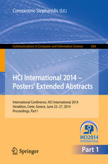 Hci International 2014 Posters Extended Abstracts International Conference Hci International 2014 Heraklion Crete Greece June 2227 2014 Proceedings Part I 1st Edition Constantine Stephanidis Eds