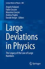Large Deviations In Physics The Legacy Of The Law Of Large Numbers 1st Edition Angelo Vulpiani