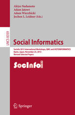 Social Informatics Socinfo 2013 International Workshops Qmc And Histoinformatics Kyoto Japan November 25 2013 Revised Selected Papers 1st Edition Akiyo Nadamoto