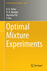 Optimal Mixture Experiments 1st Edition Bk Sinha Nk Mandal