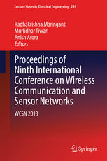 Proceedings Of Ninth International Conference On Wireless Communication And Sensor Networks Wcsn 2013 1st Edition Radhakrishna Maringanti