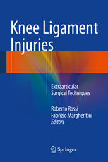 Knee Ligament Injuries Extraarticular Surgical Techniques 1st Edition Roberto Rossi