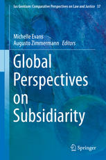 Global Perspectives On Subsidiarity 1st Edition Michelle Evans