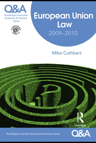 Q A European Union Law 20092010 Michael Cuthbert