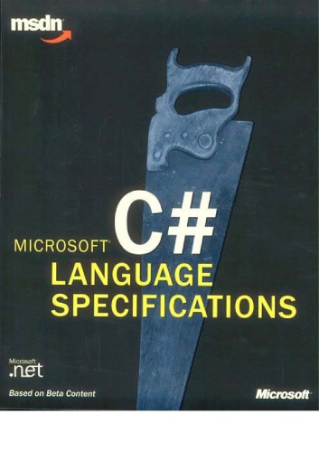 Microsoft C Language Specifications Microsoft Corporation