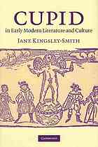 Cupid In Early Modern Literature And Culture Jane Kingsleysmith