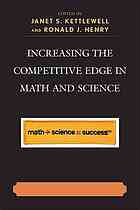 Increasing The Competitive Edge In Math And Science Janet S Kettlewell Ronald J Henry