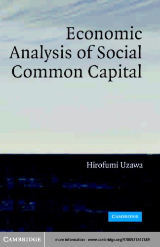 Economic Analysis Of Social Common Capital New Hirofumi Uzawa