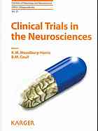 Clinical Trials In The Neurosciences 15 Tables Katherine M Woodburyharris