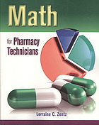 Math For Pharmacy Technicians Lorraine C Zentz