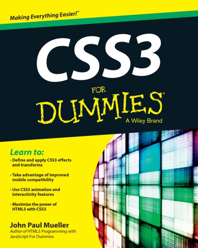 Css3 For Dummies 1st Edition John Paul Mueller