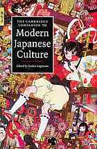The Cambridge Companion To Modern Japanese Culture Yoshio Sugimoto
