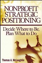 The Art Of Strategic Positioning For Nonprofits Thomas A Mclaughlin