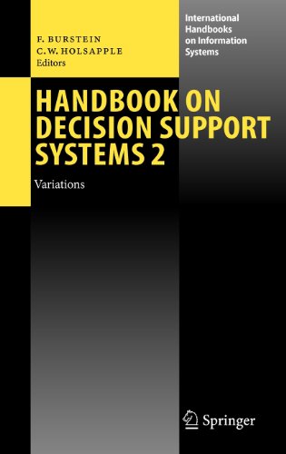 Handbook On Decision Support Systems 2 Variations Frida Burstein Ed