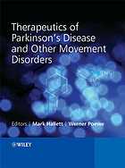 Therapeutics Of Parkinsons Disease And Other Movement Disorders Mark Hallett W Poewe