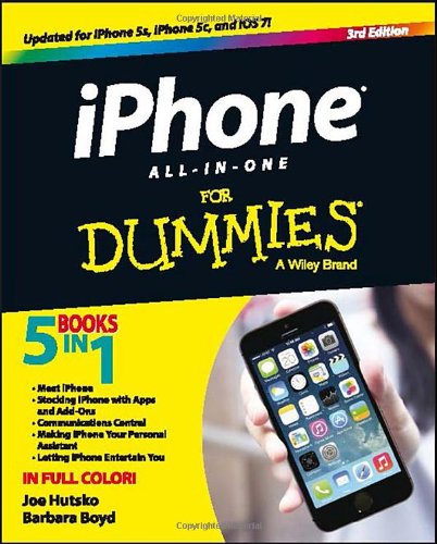 Iphone Allinone For Dummies 3rd Edition Joe Hutsko Barbara Boyd